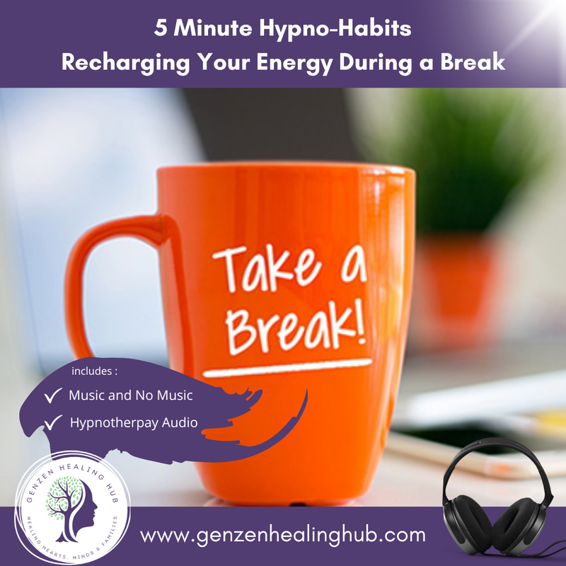 5 Minute Hypno-Habits: For Teachers: Recharging Your Energy During a Break