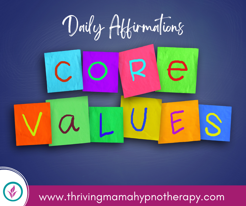 Affirmations Core Values