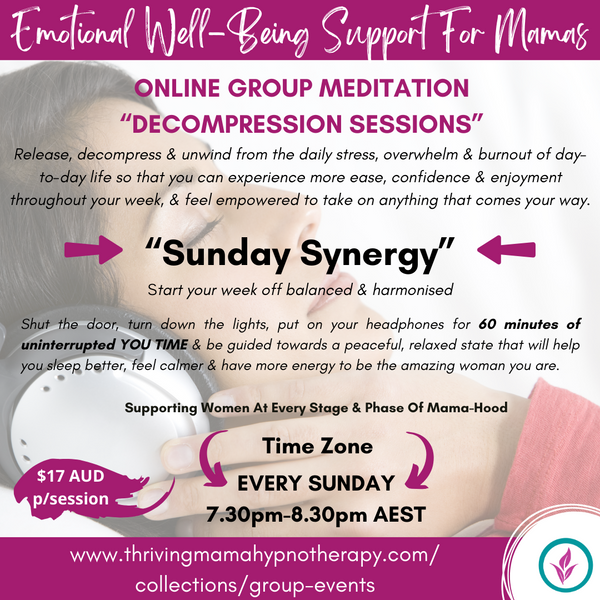 Decompression Sessions -  SUNDAY SYNERGY