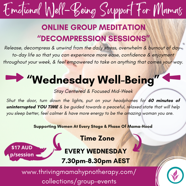 Decompression Sessions -  Wednesday Well-Being