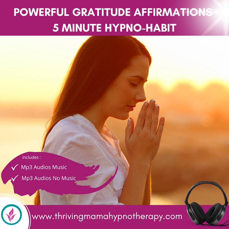 5 Minute Hypno-Habits - Gratitude Affirmations for Women