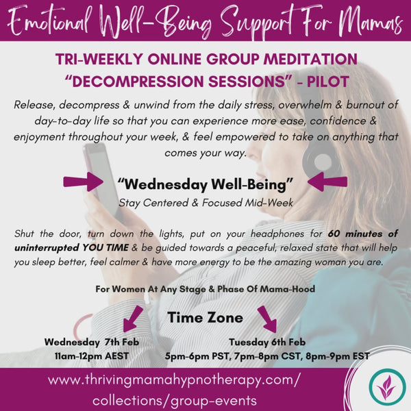 Decompression Sessions - PILOT RECORDING "Wednesday Well-Being" 7th February 2024